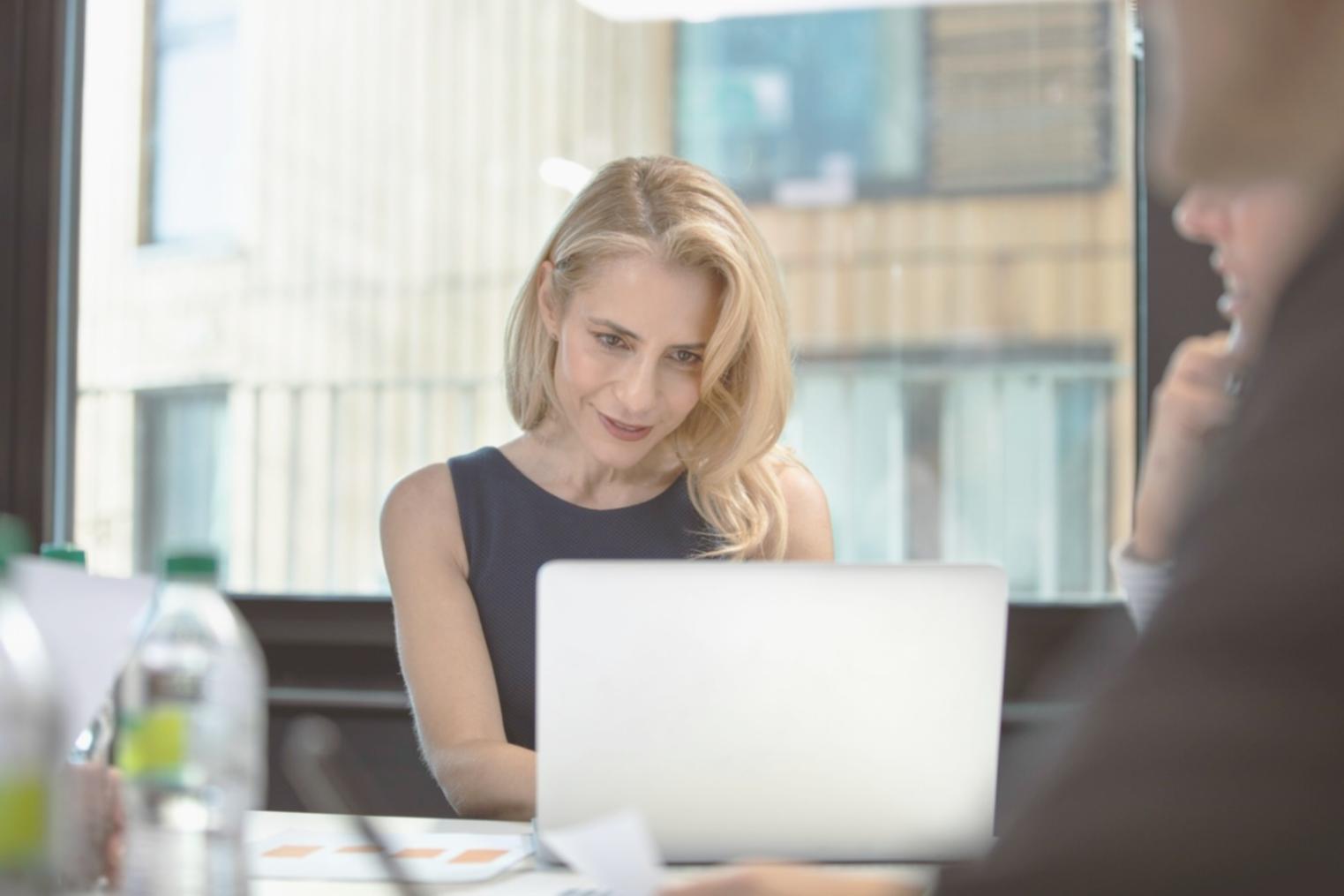 Financial planning workspace with budgeting tools and documents