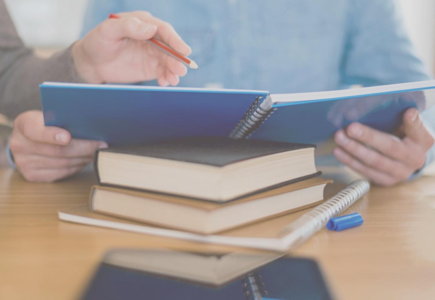 Professionals reviewing budget documents and financial planning materials