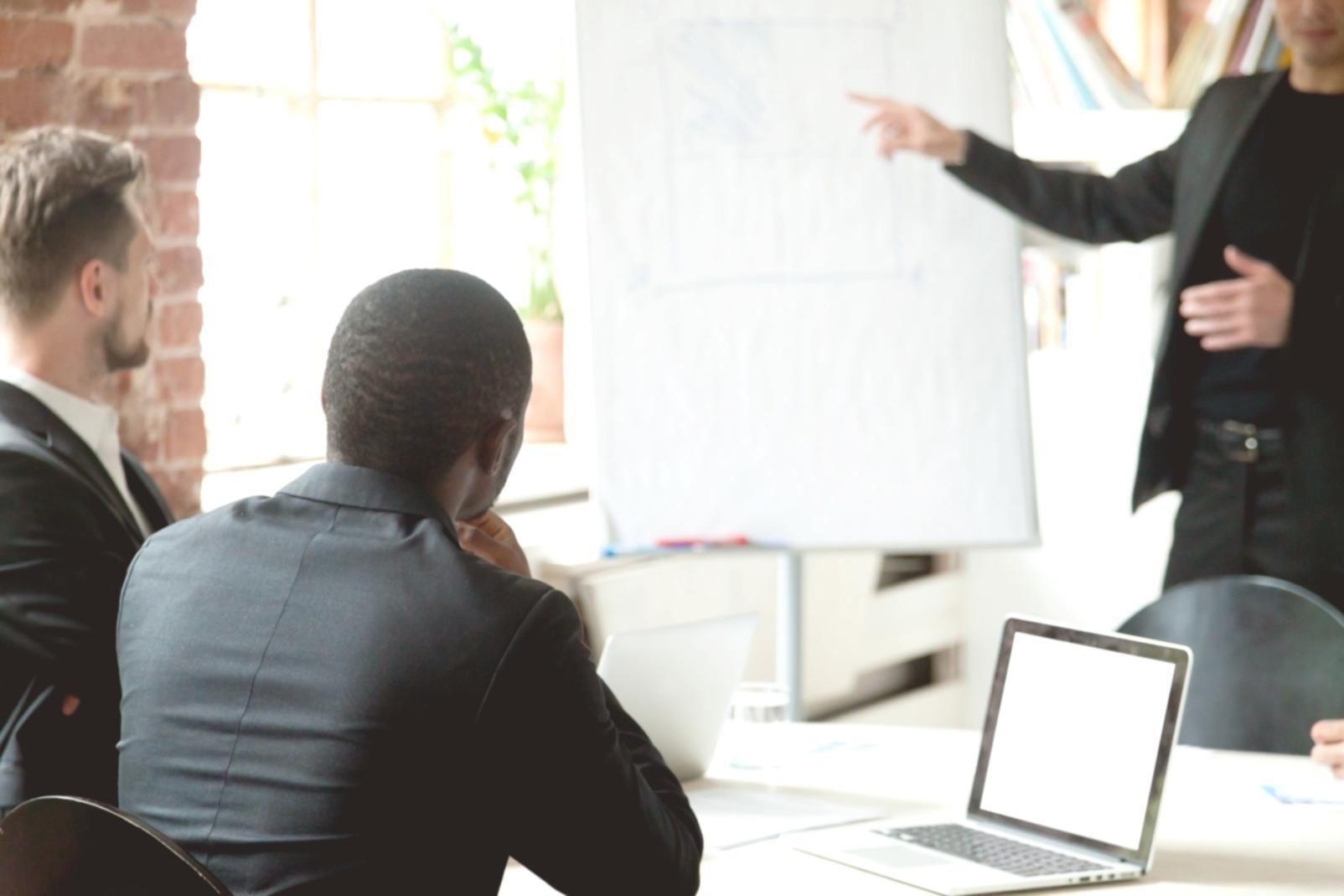 Financial consultation meeting with budget planning materials