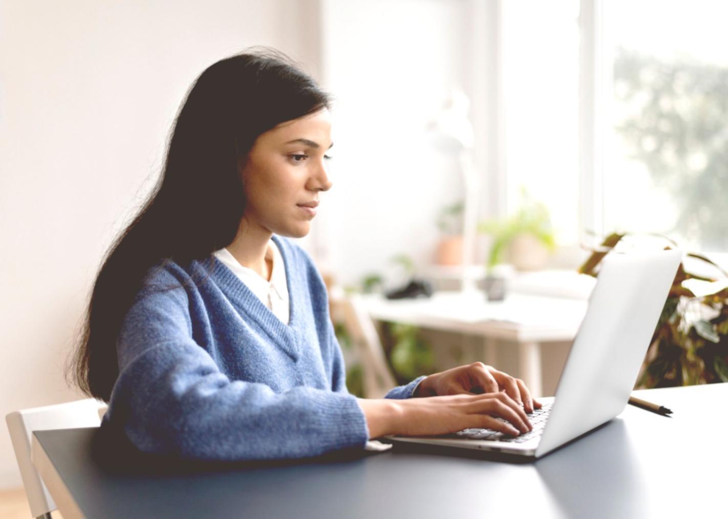 Budget planning workspace with organized financial documents